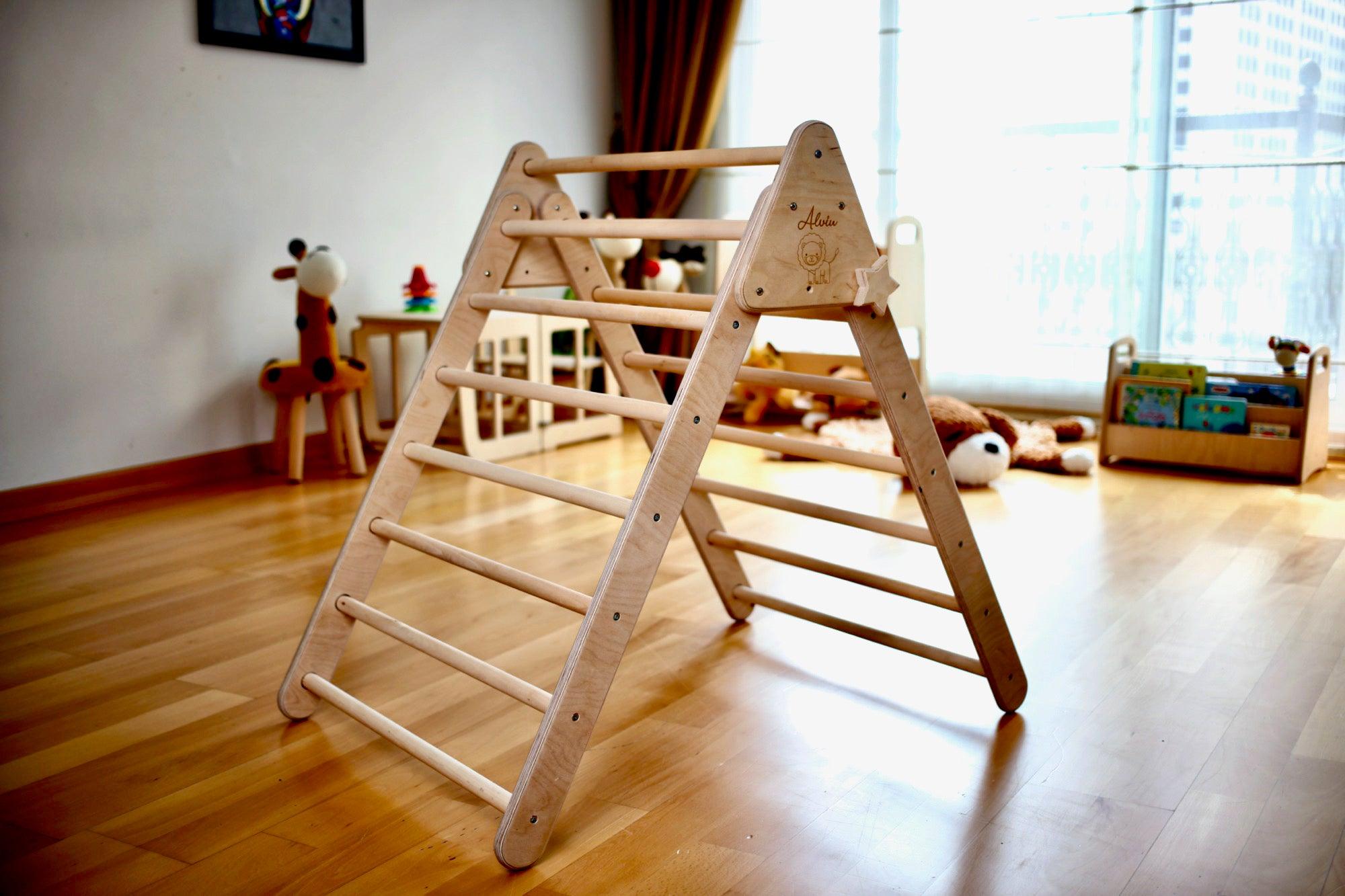 5 Pieces - Climbing Set - Triangle, Arch, Arch Pillow, 2Ramp - Learning Through Play